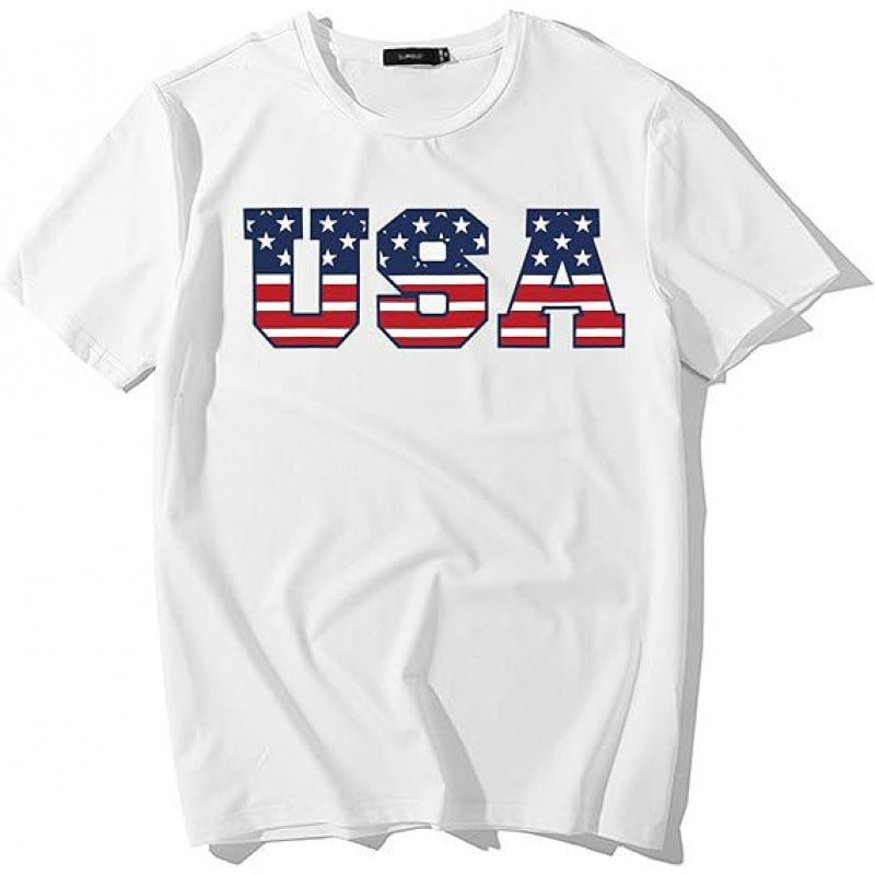 USA 250 Anniversary Statue Of Liberty Mens Short Sleeve Polo Shirt American Flag